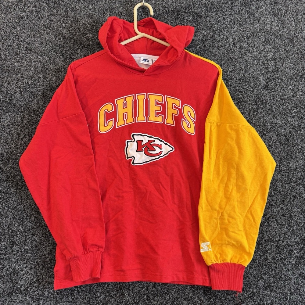 Kansas City Chiefs Starter Womens Pullover Hoodie Size S